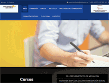 Tablet Screenshot of centrodemediacionmurcia.com